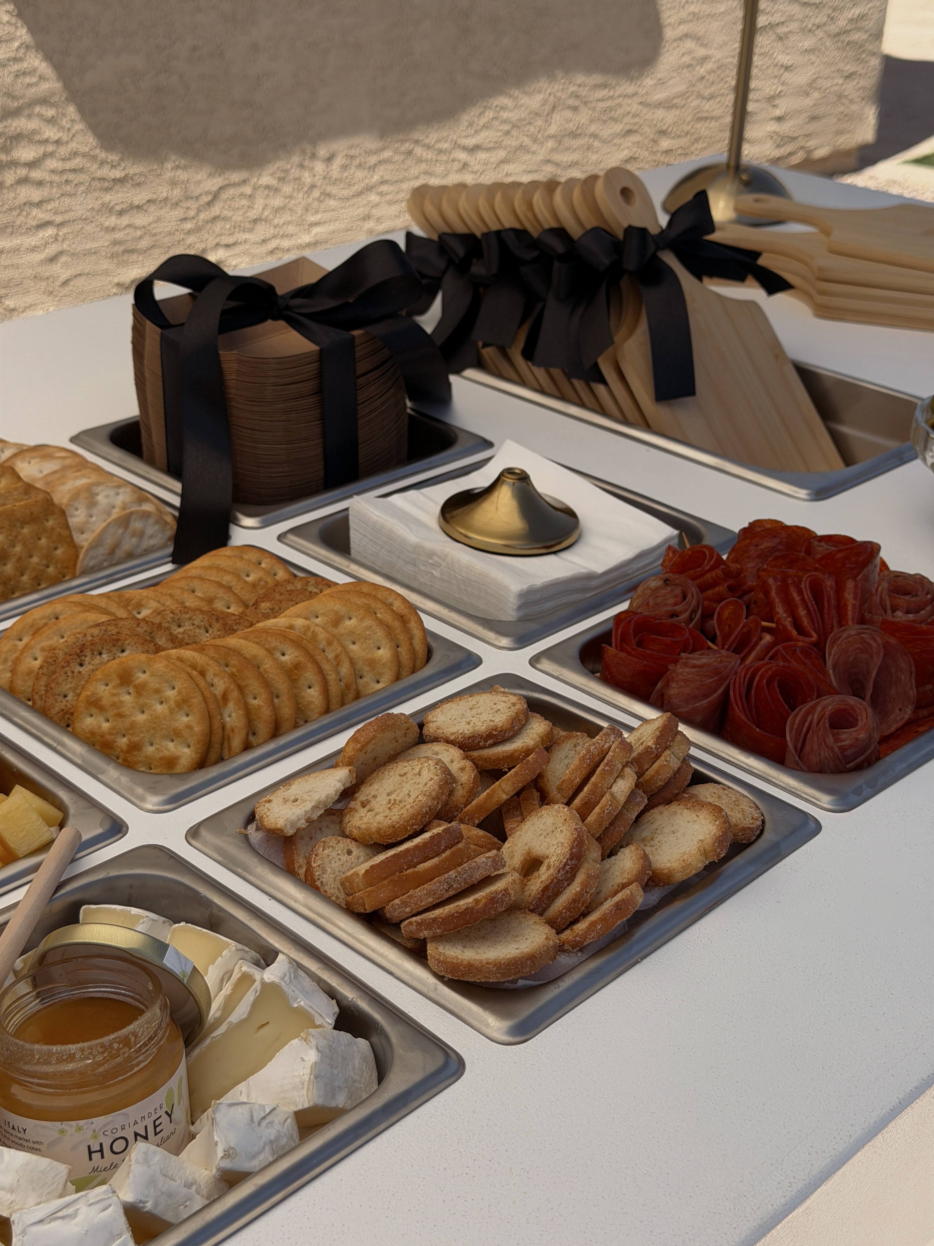 Baby Shower Charcuterie Cart